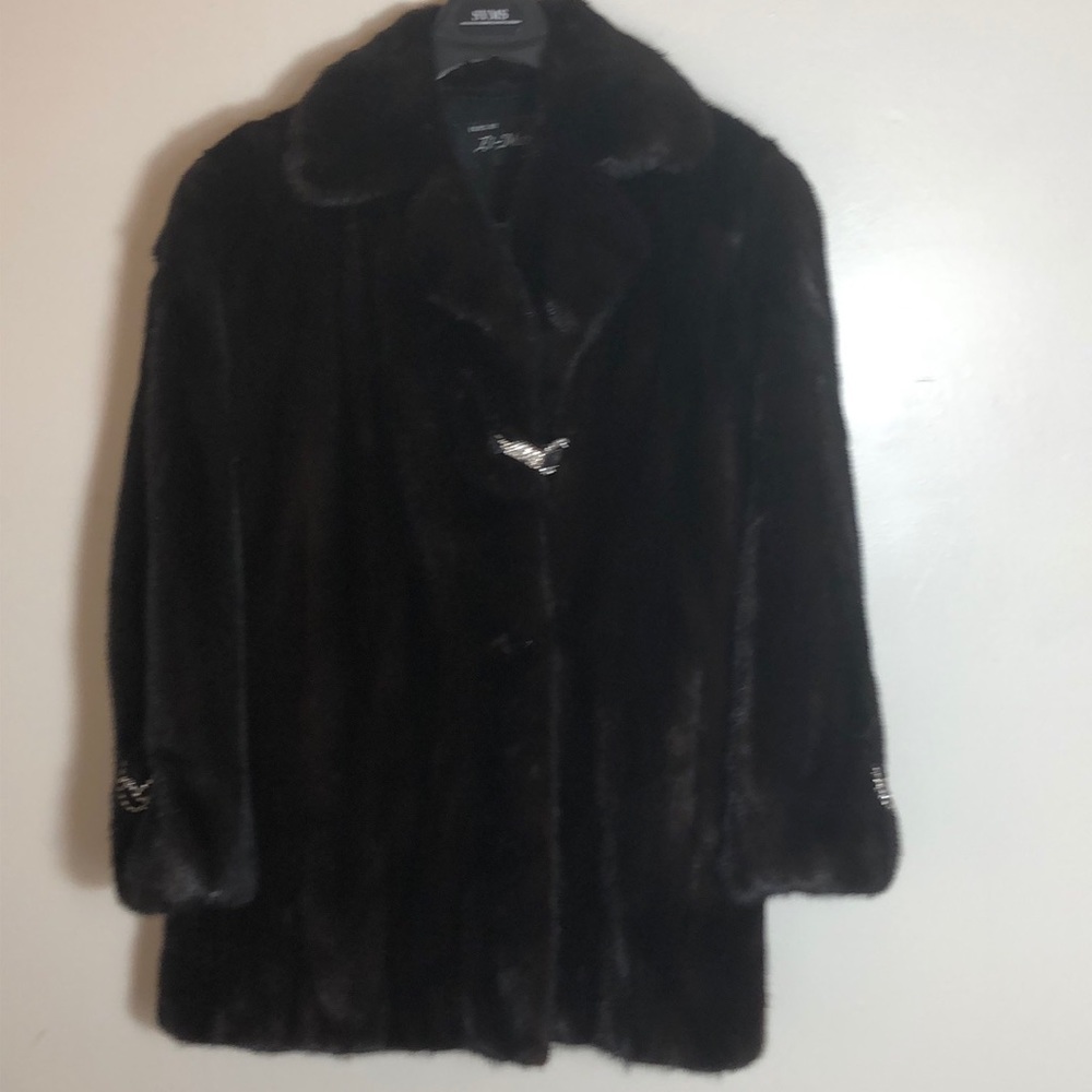 Mink women coat size L